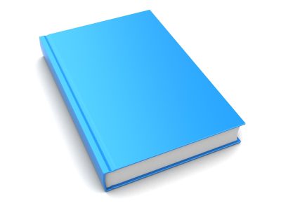 3d,Illustration,Of,Blue,Book,Over,White,Background